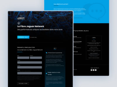 Landing Page Fibre