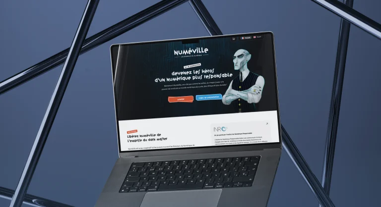 Visuel de la page d'accueil de Numéville