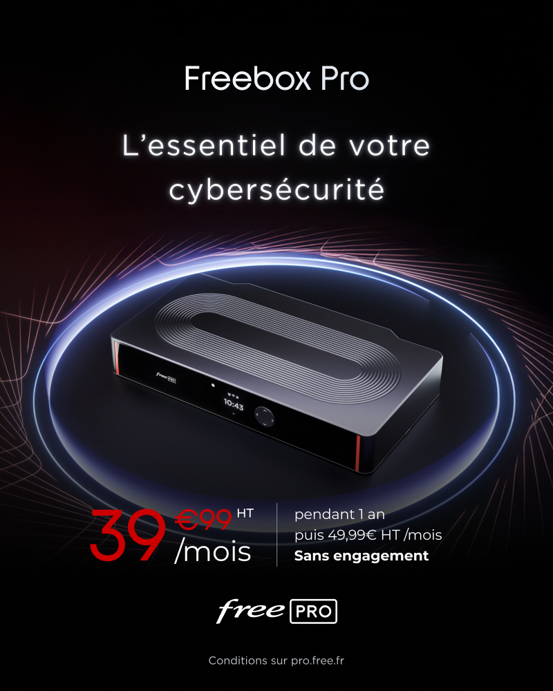 Bannière Freebox Pro : L'essentiel de votre cybersécurité