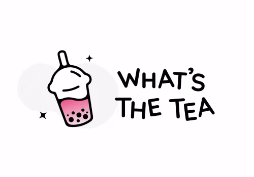 Logo what's the tea