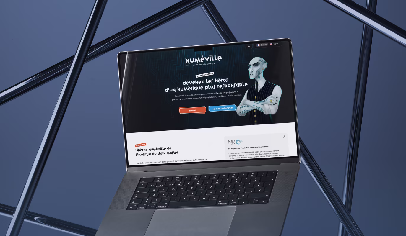 Page d'accueil du site Numéville