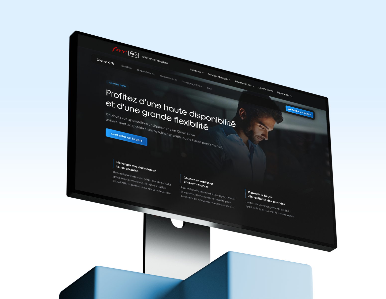 Page produit Cloud XPR